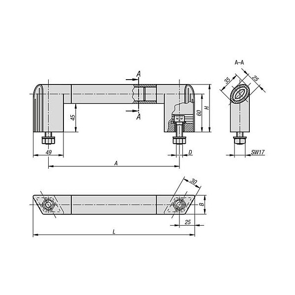 Big Hand Tubular Handle